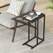 Metal Frame C Shape End Table for Couch Living Room or Bedroom